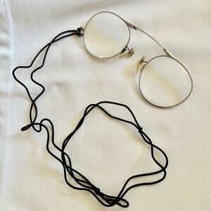 Antique Folding 12K Oxford Lorgnette Glasses